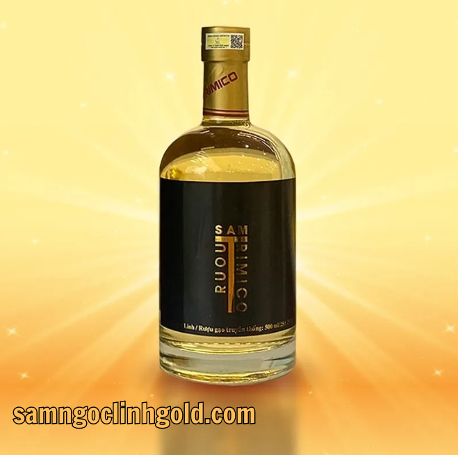 Rượu Sâm Ngọc Linh TRIMICO 500ml (hộp đen) 