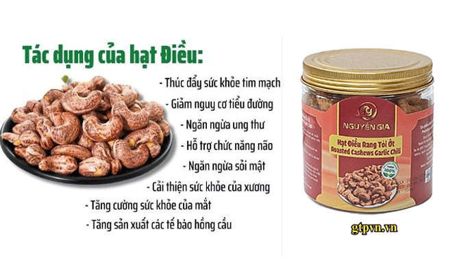 Hạt điều có tác dụng gì? Cách sử dụng để nâng cao sức khỏe